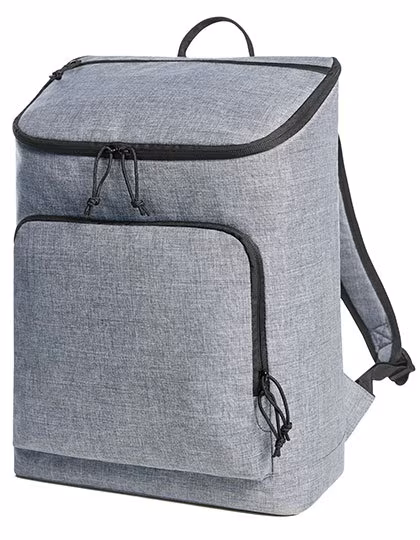 Halfar Zaino Termico Trend Grigio con Zip, Grey-Sprinkle 30 x 42 x 15 cm, HF6503