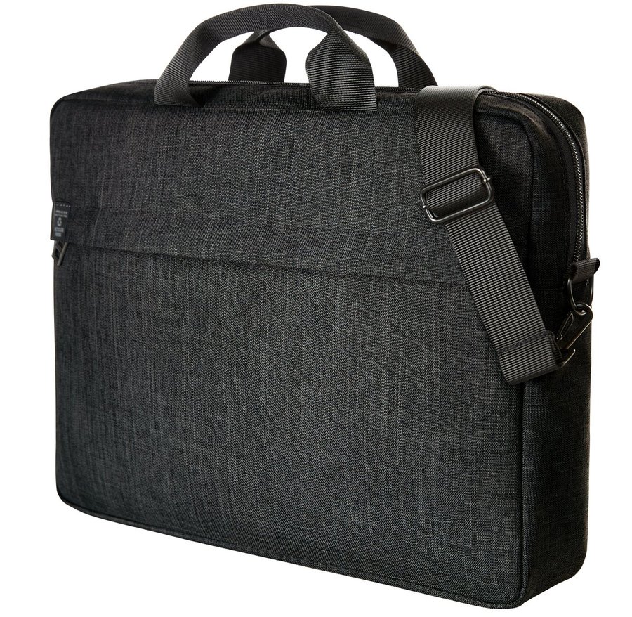 Halfar Notebook-Tasche Europe aus rPET, gepolstert, Ash 39 x 29 x 8 cm, HF6515