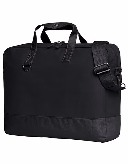 Halfar Sacoche Notebook Life avec Compartiment Matelassé, Black/Black 40 x 30 x 8 cm, HF6521