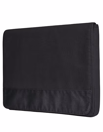Halfar Notebook Sleeve Life with Compartments, Black/Black 39 x 29 x 3 cm, HF6522