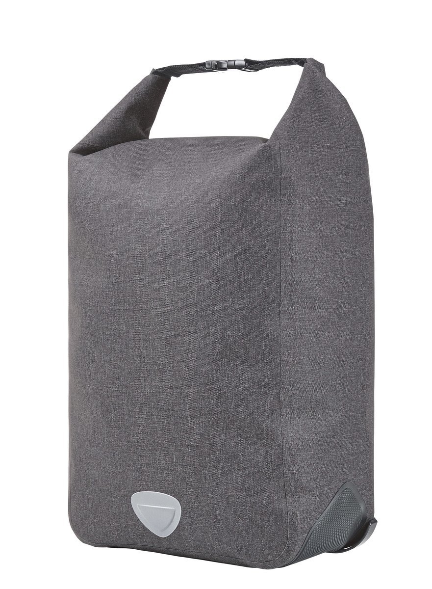 Halfar Sacoche de velo avec roll-top et Laptop-Inlay, Grey Melange 29 x 36 x 14 cm, HF8011