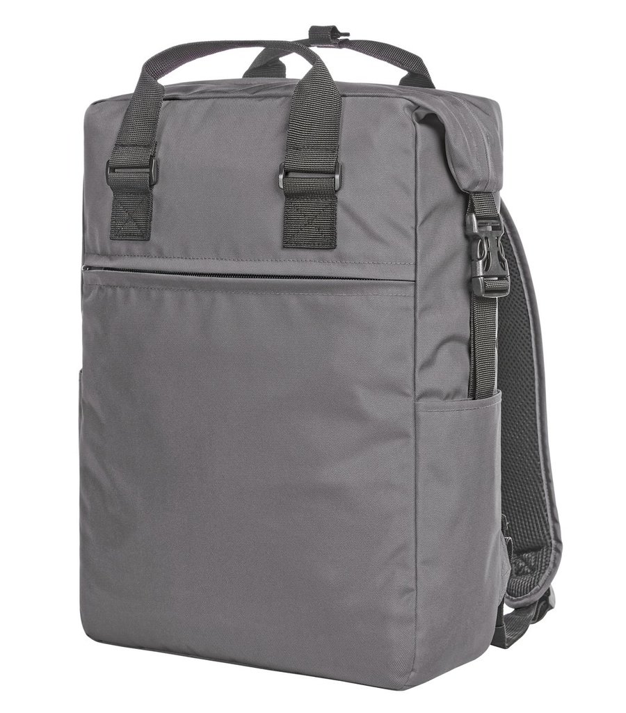Halfar Notebook-Rucksack Daily aus rPET-Material, Anthracite 30 x 42 x 12 cm, HF8016