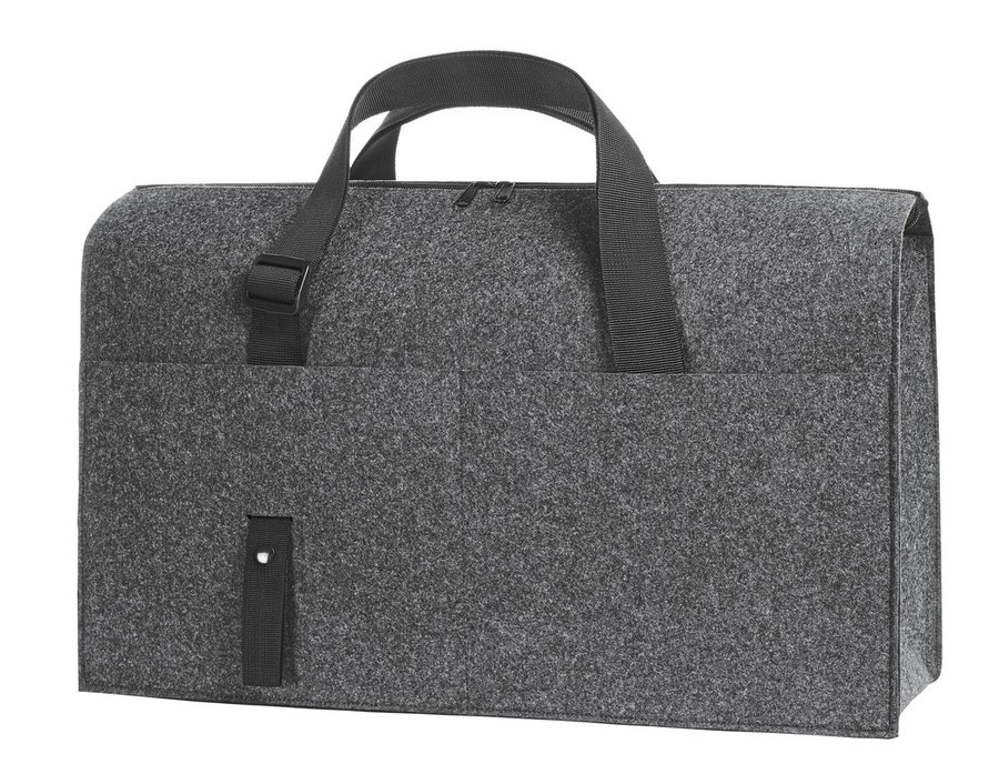 Halfar Organizer XL en feutre PES recycle, Anthracite 50 x 27 x 16 cm, HF8029