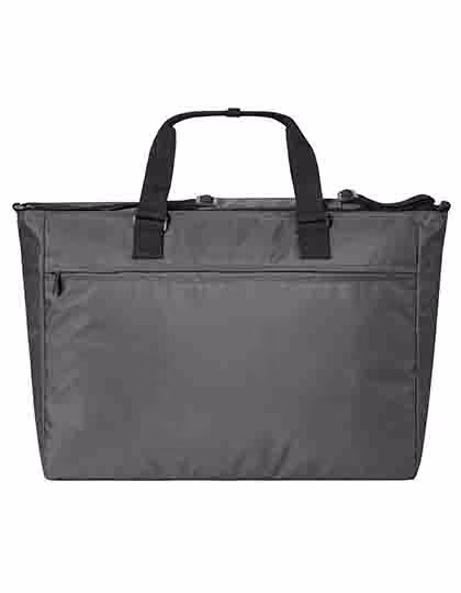 Halfar Nachhaltiger Weekender aus recyceltem rPET, Anthracite 50 x 38 x 20 cm, HF8033