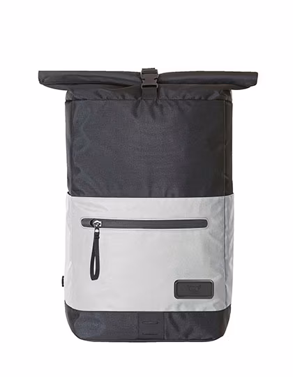 Halfar Sac à Dos Ordinateur Portable Reflex M avec Roll-Top, Black 26 x 56 x 16 cm, HF8039