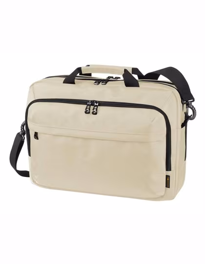 Halfar Business Bag Mission with Notebook Compartment, Beige 44 x 32 x 15 cm, HF9108