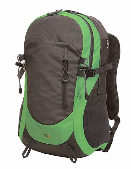 Halfar Trail Rucksack mit Regenhülle, Red 30 x 49 x 18 cm, HF9123