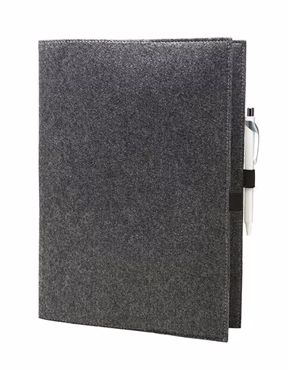 Halfar Housse en Feutre A4 avec Passant pour Stylo, Anthracite 24 x 32 x 1 cm, HF9997
