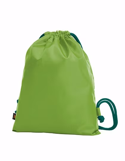 Halfar Sac à Dos en Taffetas Coloré avec Cordon, Navy/Red 33 x 42 cm, HFK3060