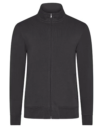 HRM Premium Sweat Jacket with Full-Zip for Men, Dark Grey XL, HRM1001
