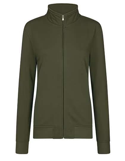 HRM Premium Felpa Full-Zip in Cotone, Olive M, HRM1002