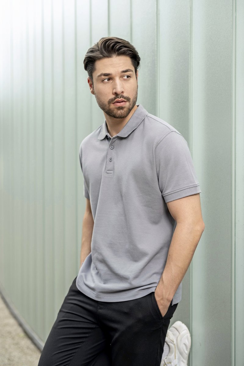 HRM Heavy Polo Shirt 220 g/m² für Herren, Bordeaux XXL, HRM301