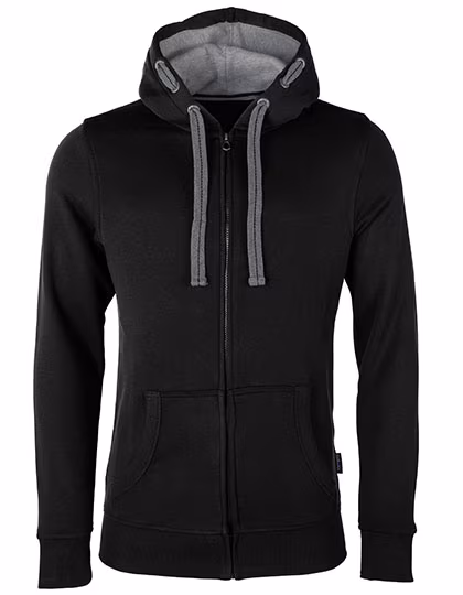 HRM Men´s Hooded Jacket Grey Melange 4XL (HRM701), HRM701