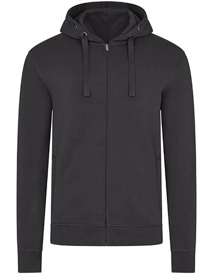 HRM Premium Hooded Jacket with Anti-Pilling for Men, Dark Grey L, HRM707