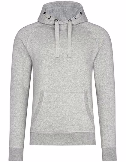 HRM Hoodie Premium Raglan en Coton/Polyester, Grey Melange S, HRM903