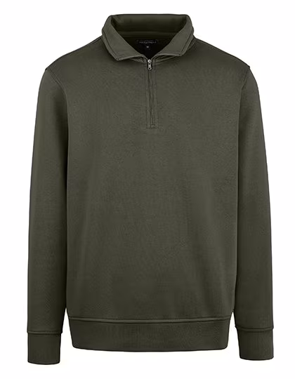 HRM Premium Zip-Sweatshirt mit Taschenfunktion, Olive 5XL, HRM904