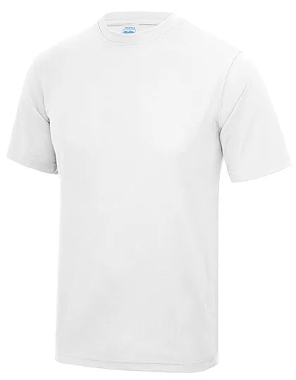 Just Cool Sportliches Kurzarm-T-Shirt mit UV-Schutz, Arctic White 4XL, JC001