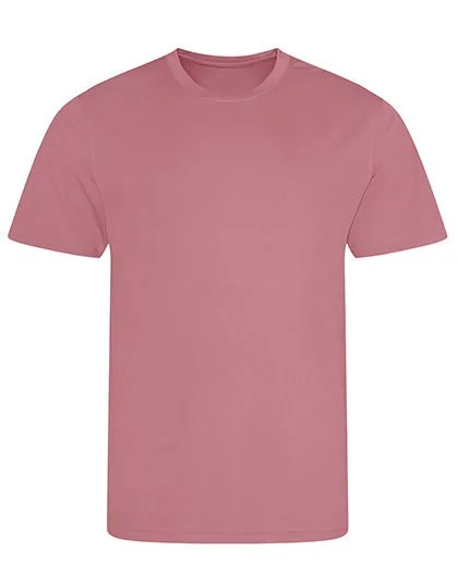 Just Cool Sportliches Kurzarm-T-Shirt mit UV-Schutz, Dusty Pink XL, JC001