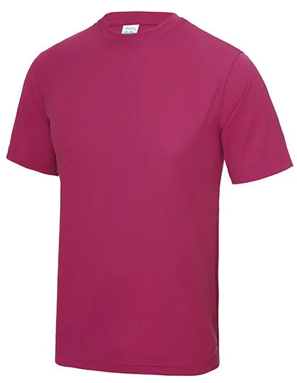 Just Cool Sportliches Kurzarm-T-Shirt mit UV-Schutz, Hot Pink 3XL, JC001