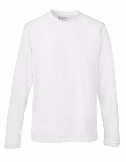 Just Cool T-Shirt Manches Longues avec Protection UV 40+, Fire Red S, JC002