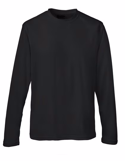 Just Cool T-Shirt Manches Longues avec Protection UV 40+, Jet Black S, JC002