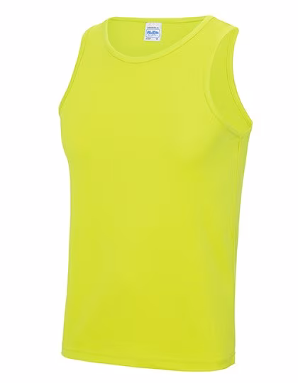 Just Cool Ärmelloses Sportshirt mit Neoteric™-Gewebe, Electric Yellow M, JC007