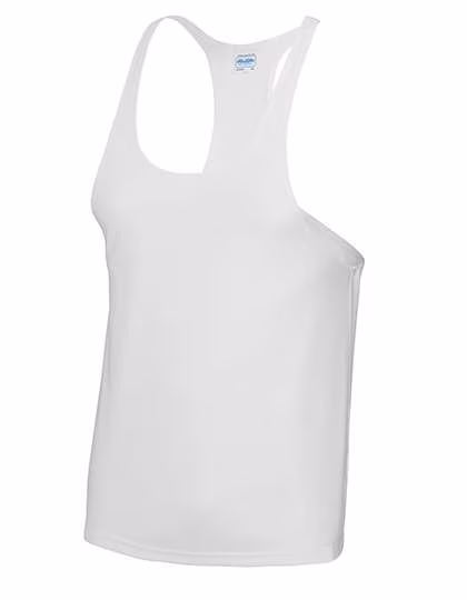 Just Cool Sleeveless Sports Shirt with Neoteric™ Fabric, Arctic White S, JC009