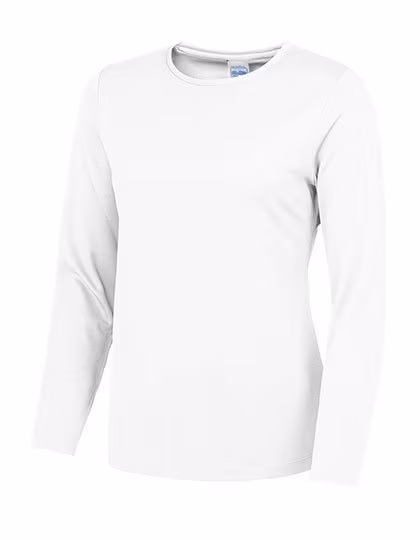 Just Cool Long Sleeve Sports Shirt made of Neoteric™ Fabric, Electric Yellow M, JC012
