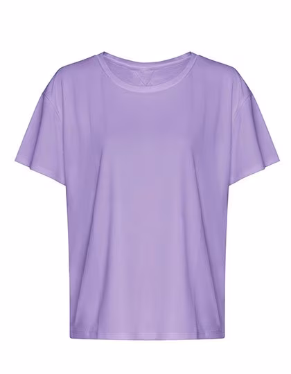 Just Cool T-Shirt with Open Back for Women, Digital Lavender XS, JC013