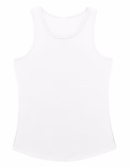 Just Cool Ärmelloses Sportoberteil mit Racer-Back, Fire Red L, JC015