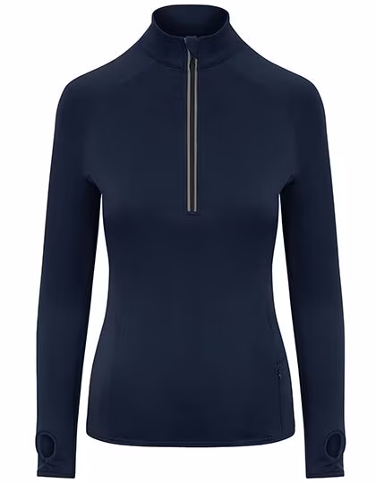 Just Cool Cool-Flex 1/2 Zip Top Slim Fit, French Navy L, JC035