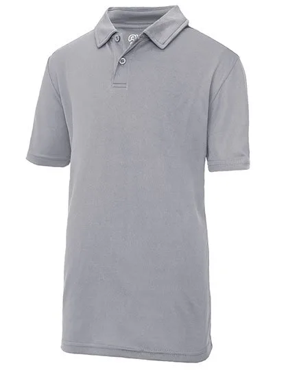 Just Cool Kurzarm-Poloshirt mit Feuchtigkeitsregulierung, Heather Grey (Solid) 12/13 (XL), JC040J