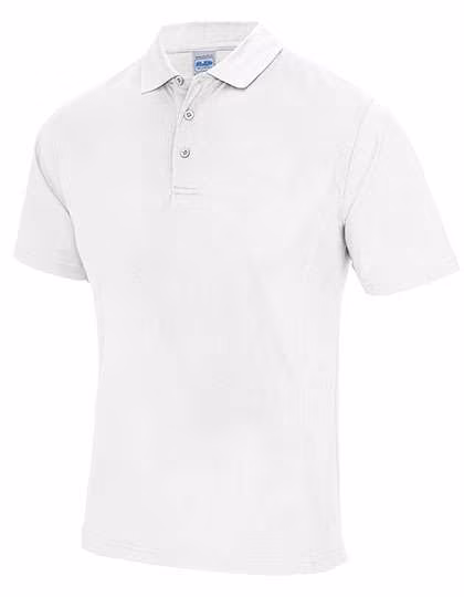 Just Cool SuperCool Performance Polo with Moisture Wicking, Fire Red L, JC041