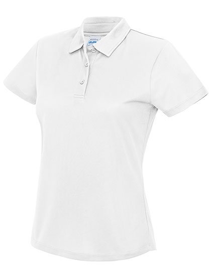 Just Cool Cooles Poloshirt mit Neoteric-Gewebe, Arctic White M, JC045