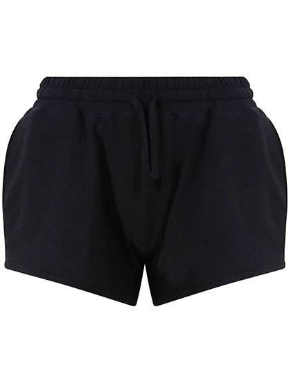Just Cool Cool Jog Shorts con coulisse per donna, Jet Black XS, JC074