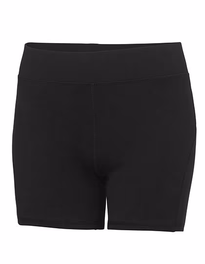 Just Cool Body-Fit Training Shorts with Key Pocket, Jet Black XL, JC088