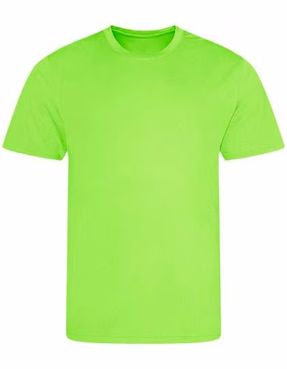 Just Cool T-shirt Recycled Cool en Polyester, Electric Green 3XL, JC201
