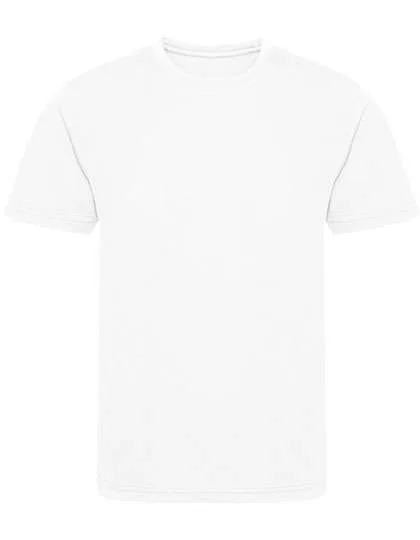 Just Cool Recycled Cool T-Shirt für Kinder, Arctic White 3/4 (XS), JC201K