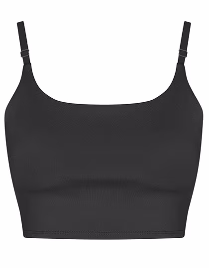 Just Cool Recycled Sports Bra with Slim Fit, Jet Black 4XL, JC217