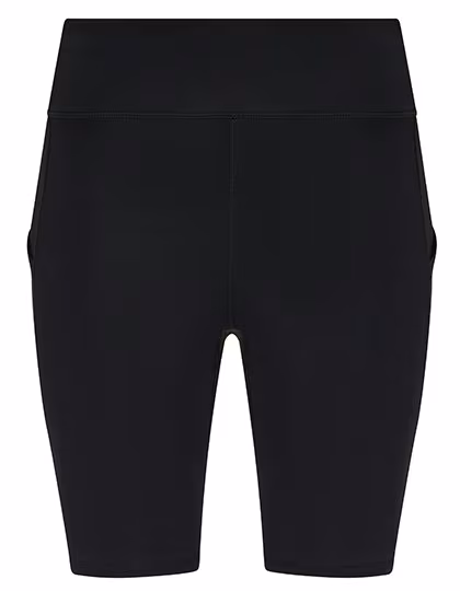 Just Cool Shorts in Materiale Riciclato da Donna, Jet Black S, JC288