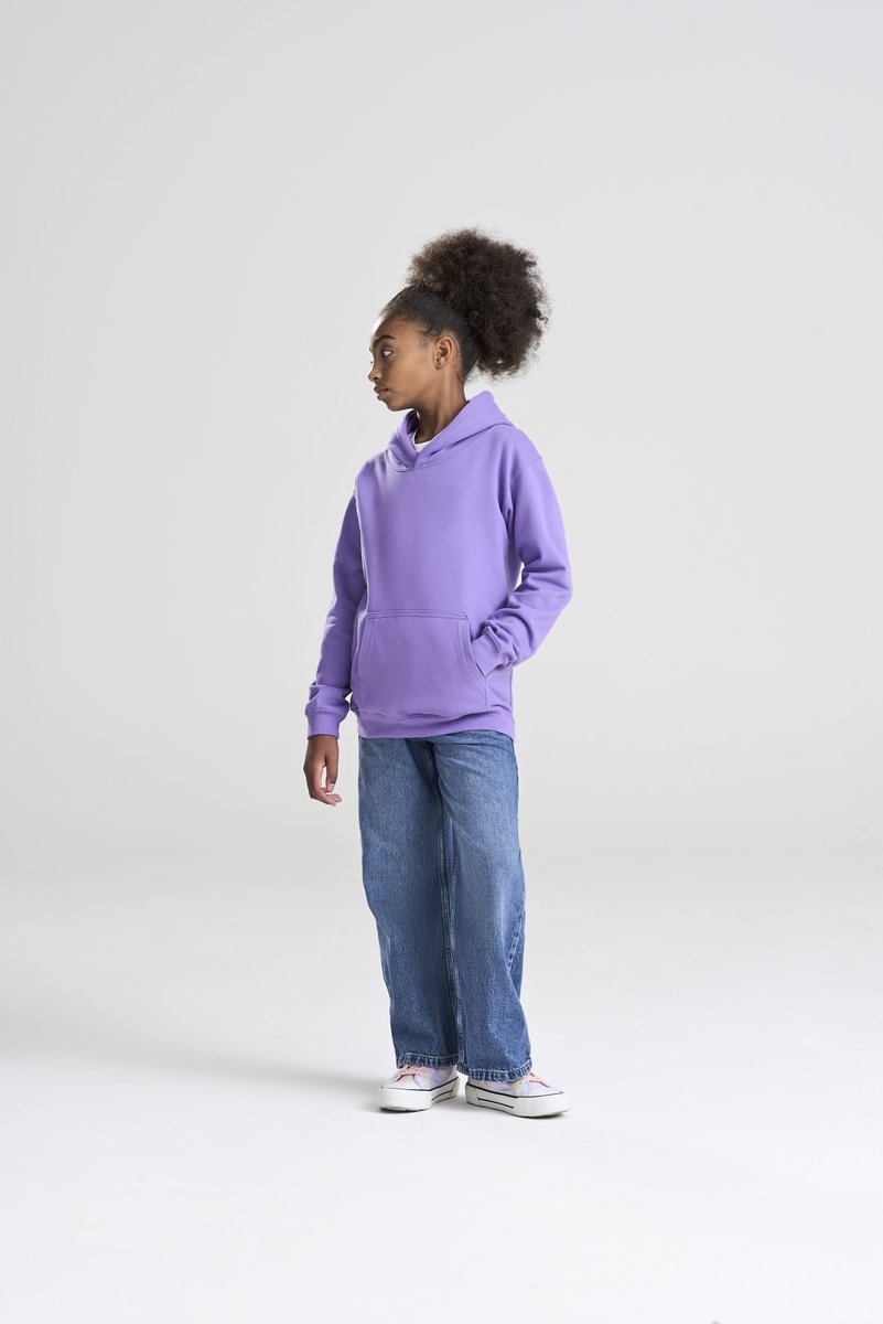 Just Hoods Kids´ Hoodie Black Smoke 5/6 (S) (JH001K), JH001K