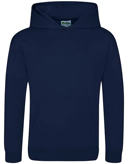 Just Hoods Sport Hoodie mit Kängurutasche für Kinder, Oxford Navy 5/6 (S), JH006K