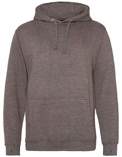 Just Hoods Sweat à capuche Street avec poche cachée, Charcoal (Heather) S, JH020
