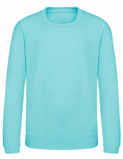 Kids' AWDis Sweat, Baumwollmischung, Rundhals
