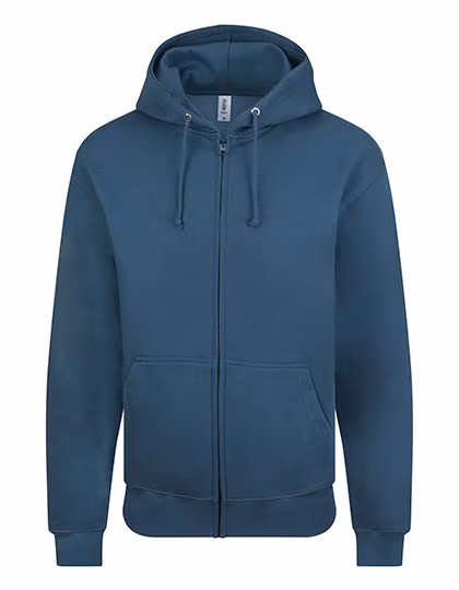 Just Hoods Felpa con cappuccio con Zip, Purple XL, JH050