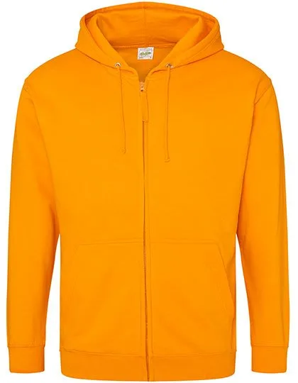 Just Hoods Kapuzen-Sweatjacke mit Reißverschluss, Orange Crush XL, JH050