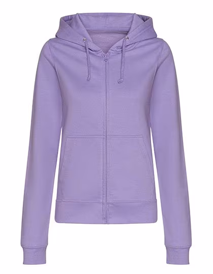 Just Hoods College Zoodie mit Reißverschluss für Damen, Digital Lavender L, JH050F