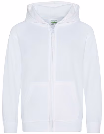 Just Hoods Kapuzen-Sweatjacke für Kinder mit Reißverschluss, Kelly Green 3/4 (XS), JH050K