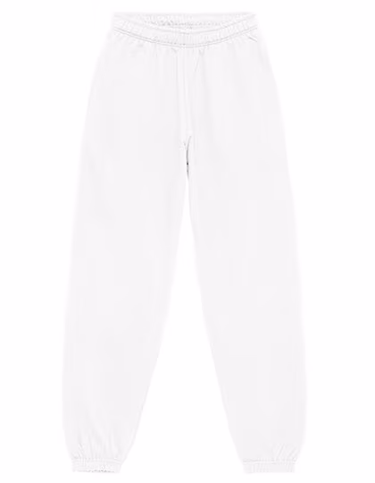 Just Hoods College Cuffed Jogpants in Cotone, Deep Black S, JH072