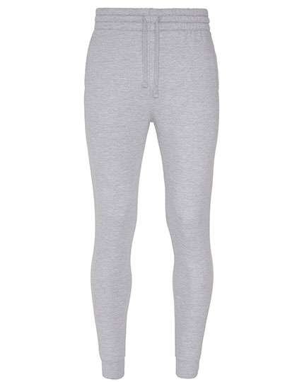 Just Hoods Tapered Track Pants mit gerippten Bündchen, Jet Black M, JH074
